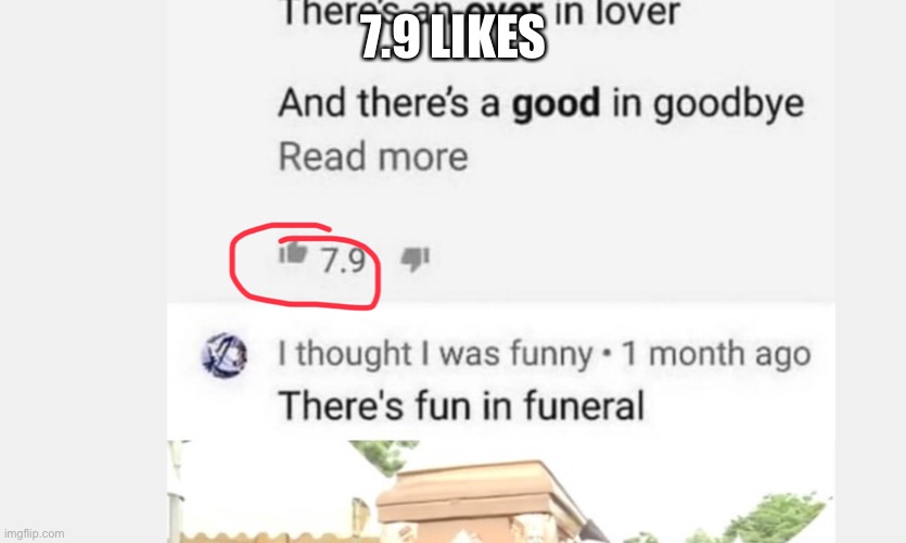7.9 LIKES | made w/ Imgflip meme maker