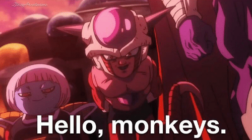 High Quality Frieza Hello monkeys Blank Meme Template