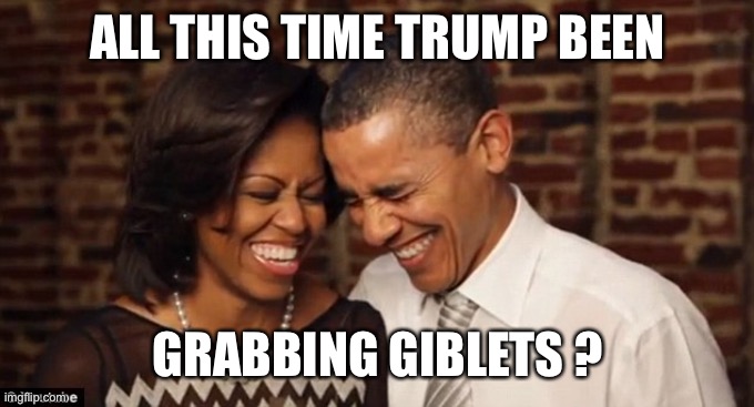 ALL THIS TIME TRUMP BEEN GRABBING GIBLETS ? | made w/ Imgflip meme maker