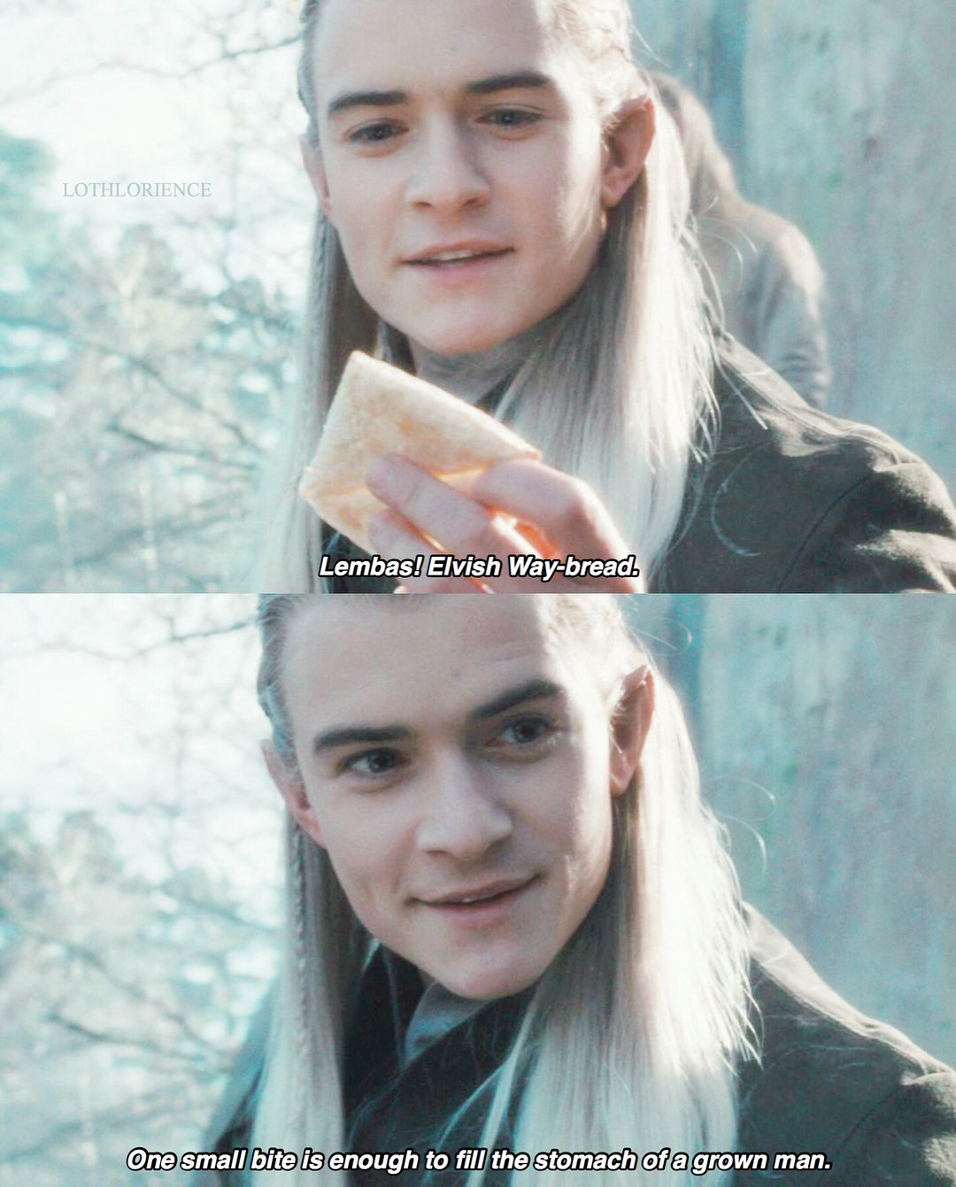 Lembas Legolas Blank Meme Template