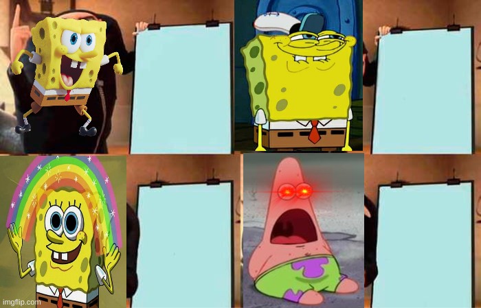 Spongebob's Plan Blank Meme Template