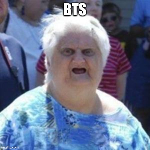 WAT Lady | BTS | image tagged in wat lady | made w/ Imgflip meme maker