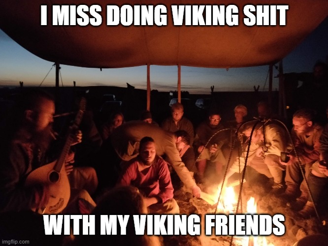 viking shit | I MISS DOING VIKING SHIT; WITH MY VIKING FRIENDS | image tagged in viking,market,outdoors | made w/ Imgflip meme maker