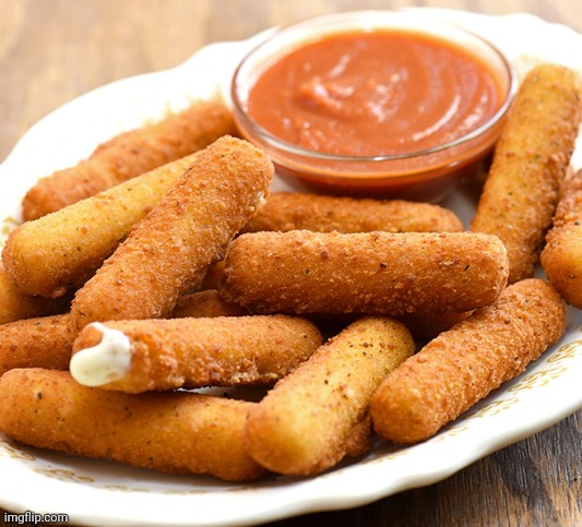 Mozzarella sticks | image tagged in mozzarella sticks | made w/ Imgflip meme maker