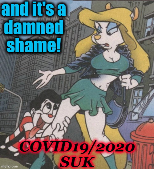 and it's a
damned
shame! COVID19/2020
SUK | made w/ Imgflip meme maker