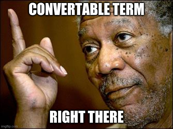 This Morgan Freeman | CONVERTABLE TERM RIGHT THERE | image tagged in this morgan freeman | made w/ Imgflip meme maker