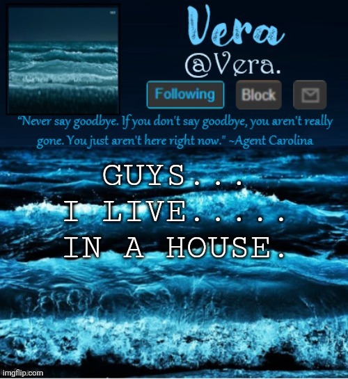 a n n o u n c e r e v i s e d | GUYS... I LIVE.....
IN A HOUSE. | image tagged in a n n o u n c e r e v i s e d | made w/ Imgflip meme maker