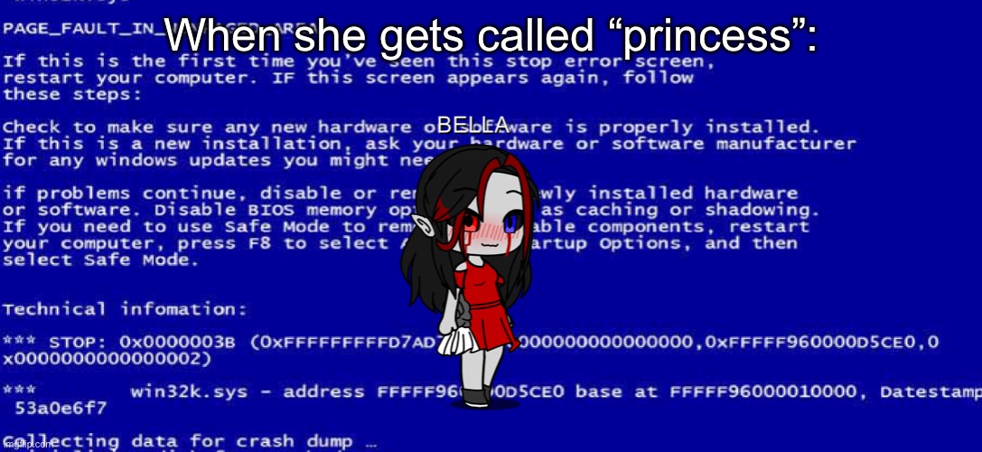 When she gets called “princess”: | made w/ Imgflip meme maker