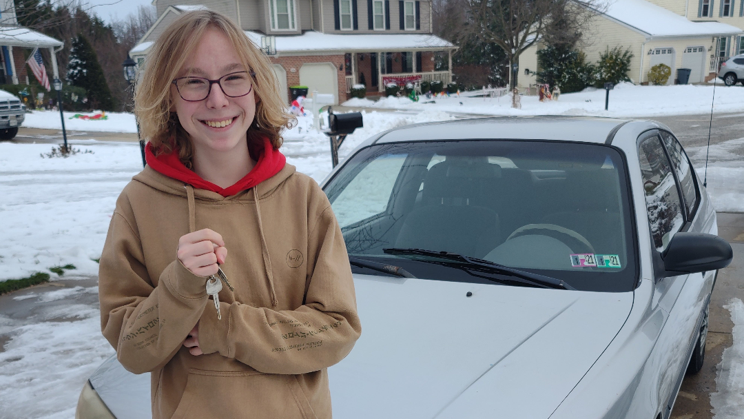 High Quality First Car Girl Blank Meme Template