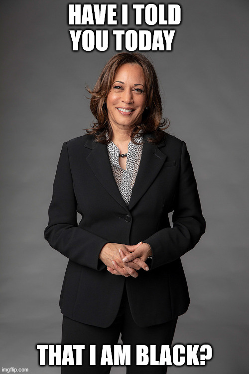  HAVE I TOLD YOU TODAY; THAT I AM BLACK? | made w/ Imgflip meme maker