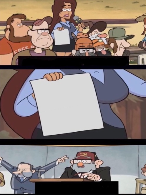 Can you explain what this is? (Gravity falls) Blank Meme Template
