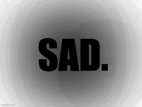 E | SAD. | image tagged in blank white template | made w/ Imgflip meme maker
