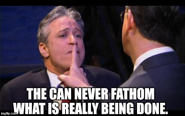 shhhhhh | THE CAN NEVER FATHOM WHAT IS REALLY BEING DONE. | image tagged in shhhhhh | made w/ Imgflip meme maker