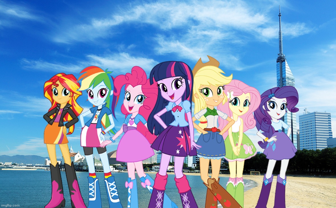 MLP:EqG in Japan! | image tagged in memes,my little pony,equestria girls,japan | made w/ Imgflip meme maker