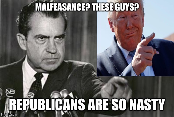 MALFEASANCE? THESE GUYS? | made w/ Imgflip meme maker