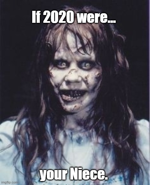 2020 | If 2020 were... your Niece. | image tagged in 2020 sucks | made w/ Imgflip meme maker