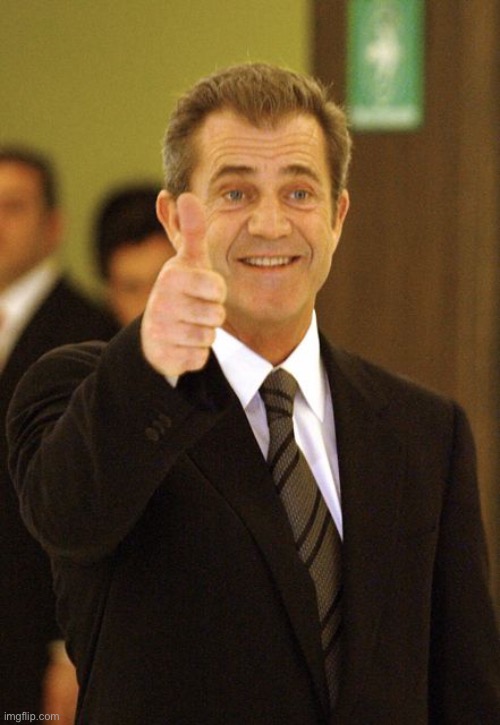 Mel Gibson Approves | image tagged in mel gibson approves | made w/ Imgflip meme maker