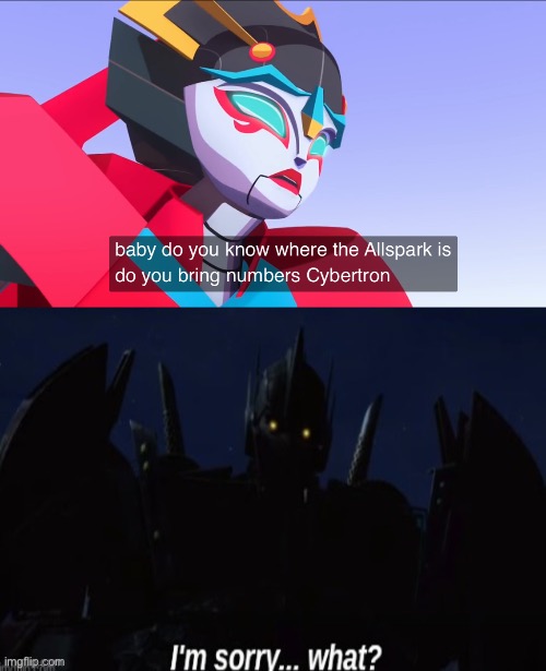 Windblade are you ok? What are you trying to say? | image tagged in transformers,windblade,nemesis prime,youtube captions,transformers cyberverse,transformers prime | made w/ Imgflip meme maker