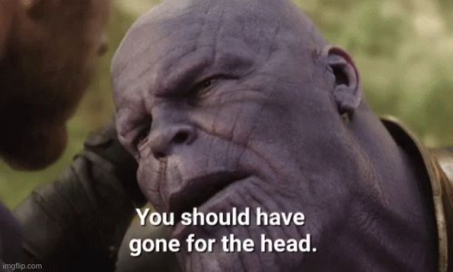 thanos regret | image tagged in thanos regret | made w/ Imgflip meme maker