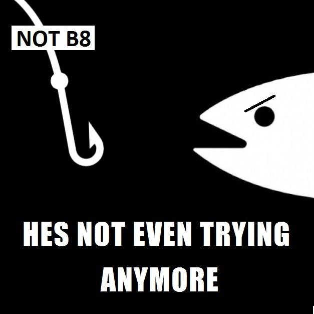 Not bait he’s not even trying anymore Blank Meme Template