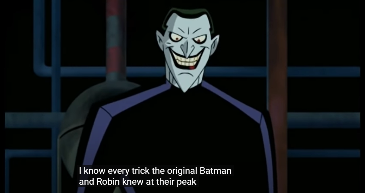 High Quality Joker "I Know Every Trick" Blank Meme Template