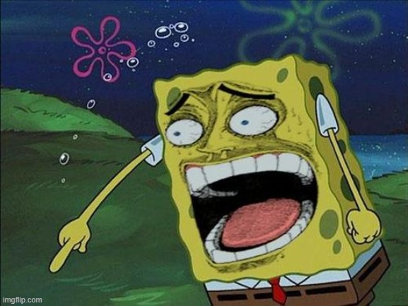 Spongebob laughing | image tagged in spongebob laughing | made w/ Imgflip meme maker