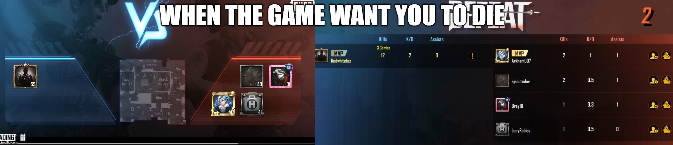 When the game don't like you | WHEN THE GAME WANT YOU TO DIE | image tagged in gaming,fun | made w/ Imgflip meme maker