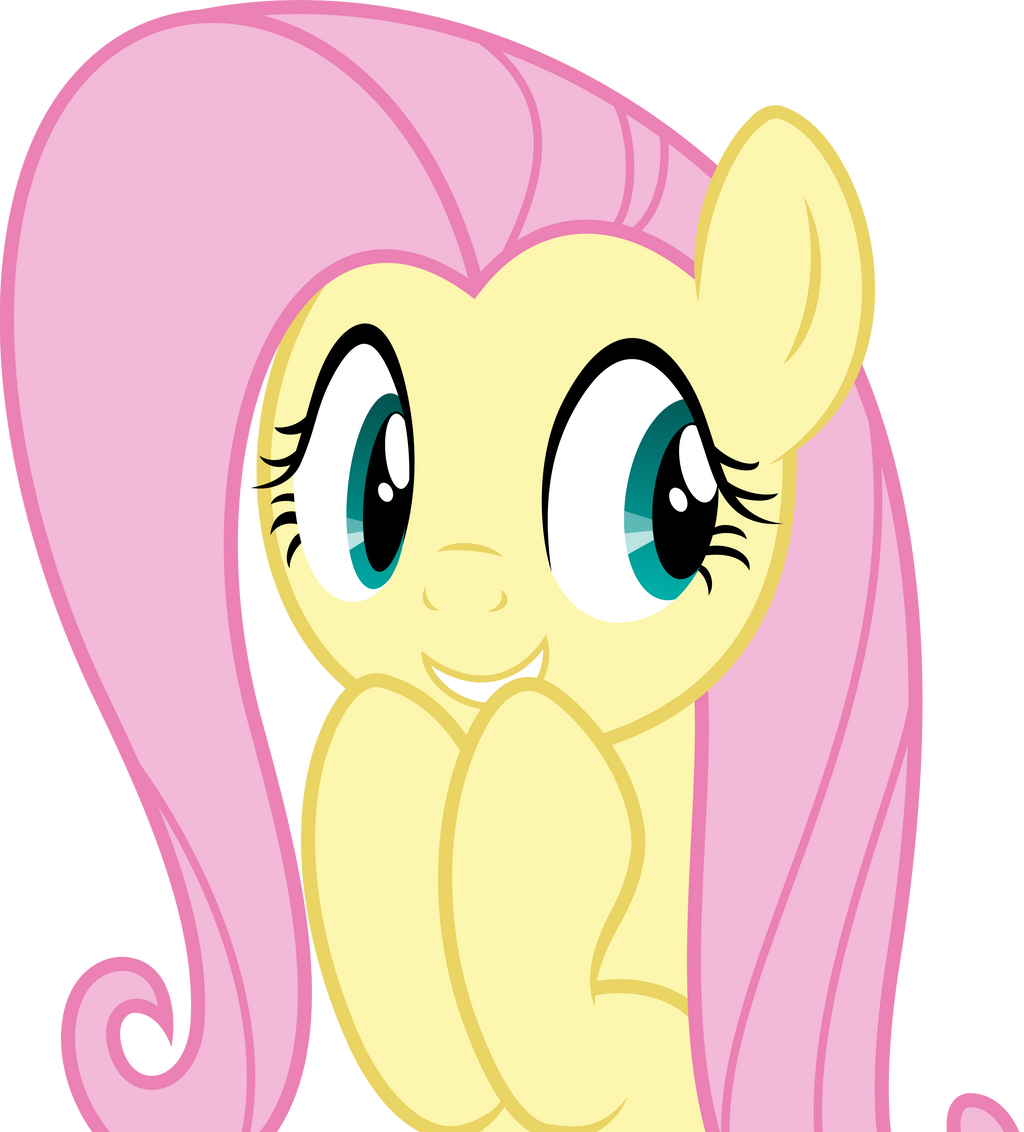 Surprised Fluttershy (MLP) Blank Meme Template