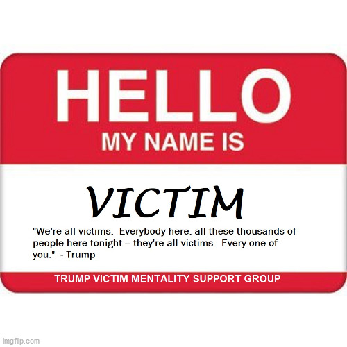 Trump Victim Name Badge | image tagged in president trump,election2020,republicans,maga,biden | made w/ Imgflip meme maker