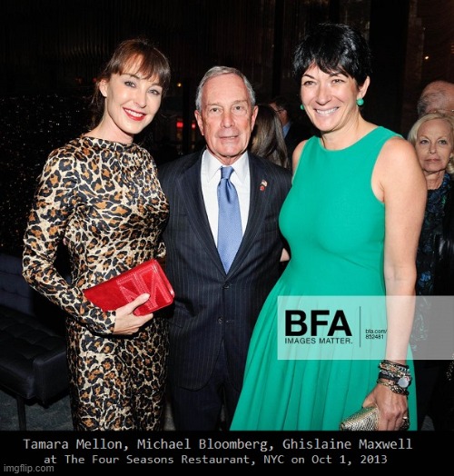 Chosen Parasites | image tagged in michael bloomberg,ghislaine maxwell,scum | made w/ Imgflip meme maker