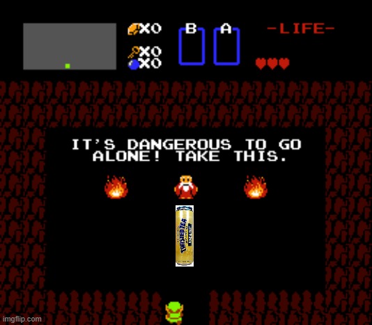 Call me Zelda one more time. | image tagged in twisted tea,legend of zelda,memes | made w/ Imgflip meme maker