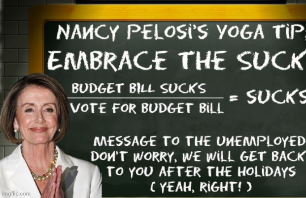 2013: An Oldie but a Goodie | image tagged in pelosi,mitch,congress,stimulus,covid19,bill | made w/ Imgflip meme maker