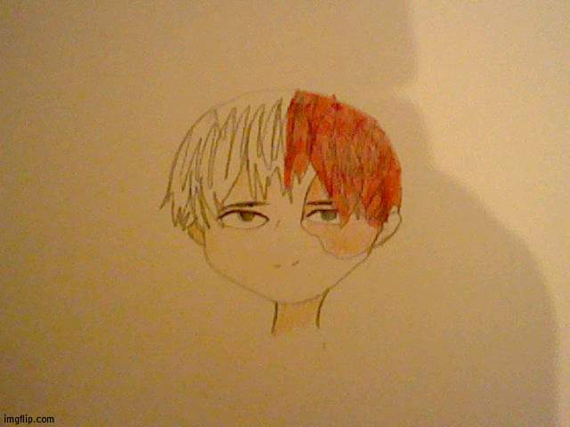 Cursed todoroki drawing any anime art tips they all go too fast online | made w/ Imgflip meme maker