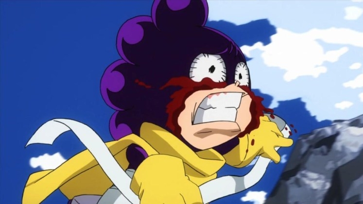 High Quality Mineta running with bloody eyes Blank Meme Template