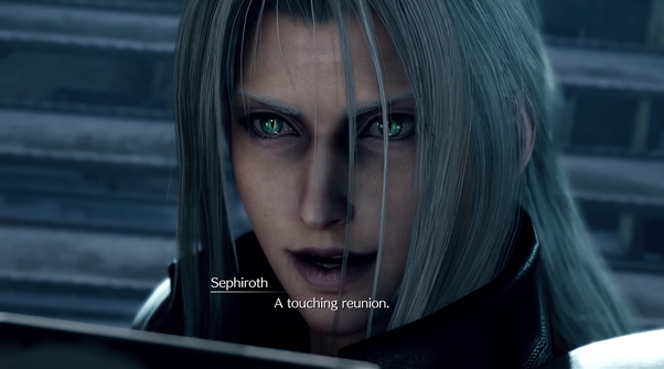 High Quality Sephiroth A touching reunion Blank Meme Template