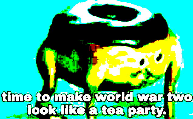 High Quality Deeply Deep fried Tea Party Blank Meme Template