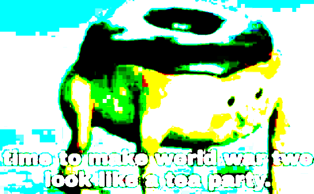 Max deep fried Tea party Blank Meme Template