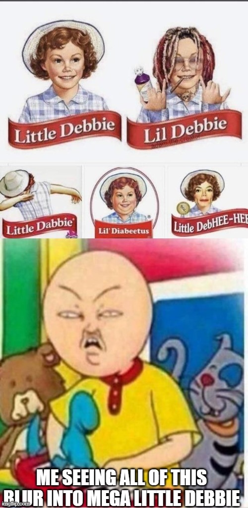 can I not have a  cursed meme for once | ME SEEING ALL OF THIS BLUR INTO MEGA LITTLE DEBBIE | image tagged in what | made w/ Imgflip meme maker