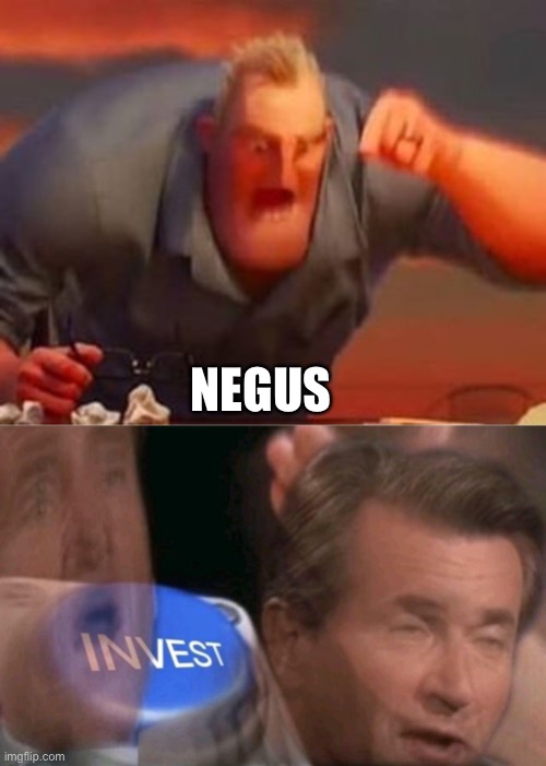 NEGUS | image tagged in mr incredible mad,invest | made w/ Imgflip meme maker