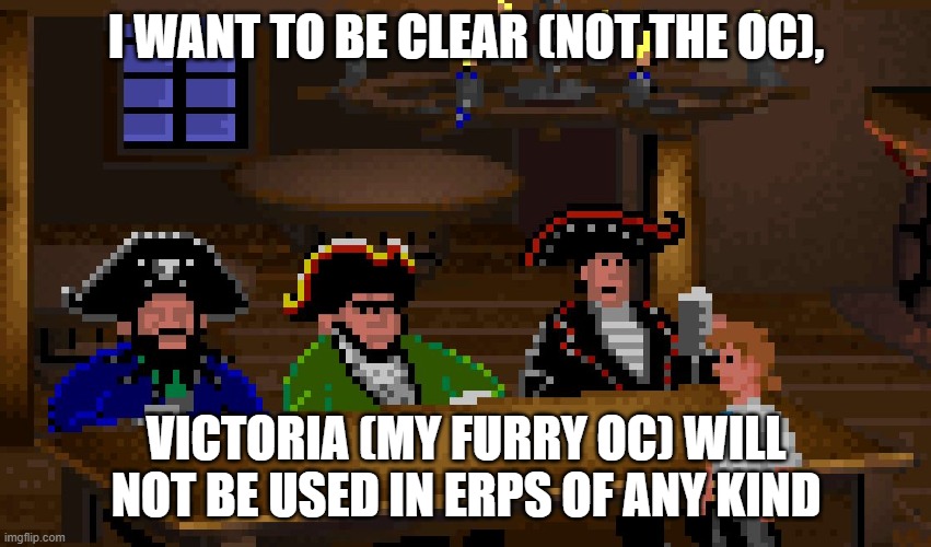 I want to be a  | I WANT TO BE CLEAR (NOT THE OC), VICTORIA (MY FURRY OC) WILL NOT BE USED IN ERPS OF ANY KIND | image tagged in i want to be a | made w/ Imgflip meme maker
