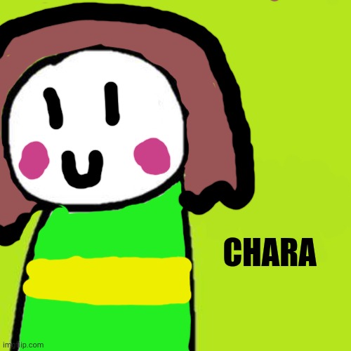 Chara | CHARA | image tagged in chara,dream logo | made w/ Imgflip meme maker