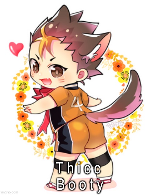 T h i c c | T h i c c
 B o o t y | made w/ Imgflip meme maker