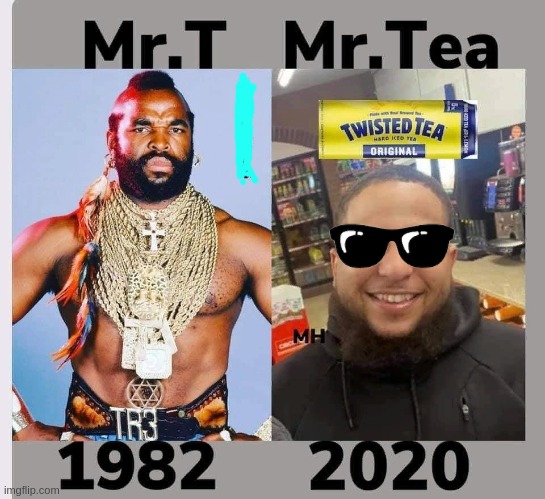 image tagged in twisted tea,memes,2020 sucks,what the hell happened here,mr t | made w/ Imgflip meme maker