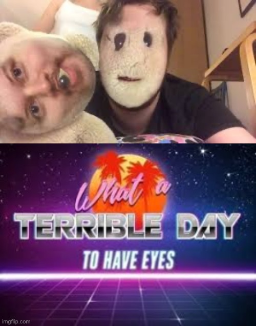 Face swap of a person and his teddy bear | image tagged in what a terrible day to have eyes,memes,face swap,funny,teddy bear,cursed | made w/ Imgflip meme maker
