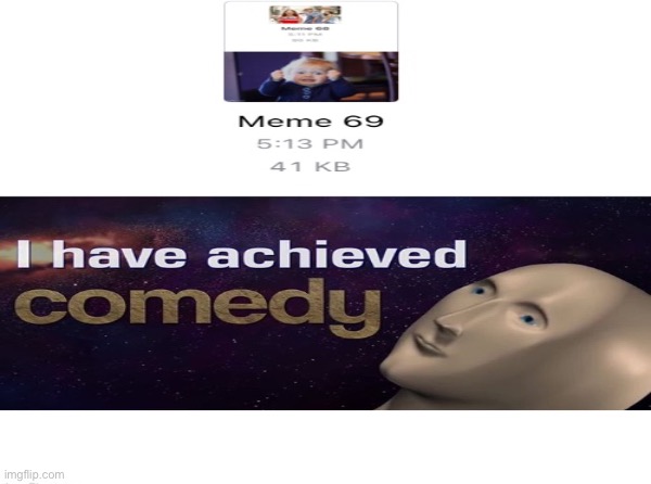 I have achieved comedy | image tagged in memes | made w/ Imgflip meme maker