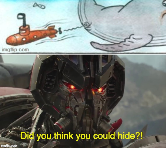 Did you think you could hide? | image tagged in did you think you could hide | made w/ Imgflip meme maker