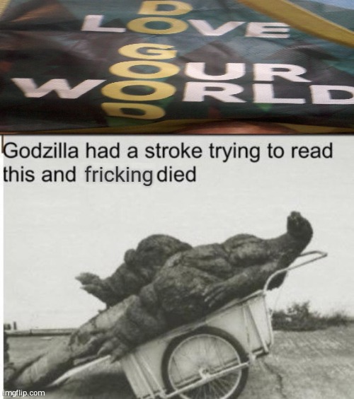 Uhhhh what? | image tagged in godzilla had a stroke trying to read this and fricking died | made w/ Imgflip meme maker
