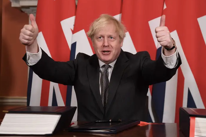 Boris thumbs up Blank Meme Template