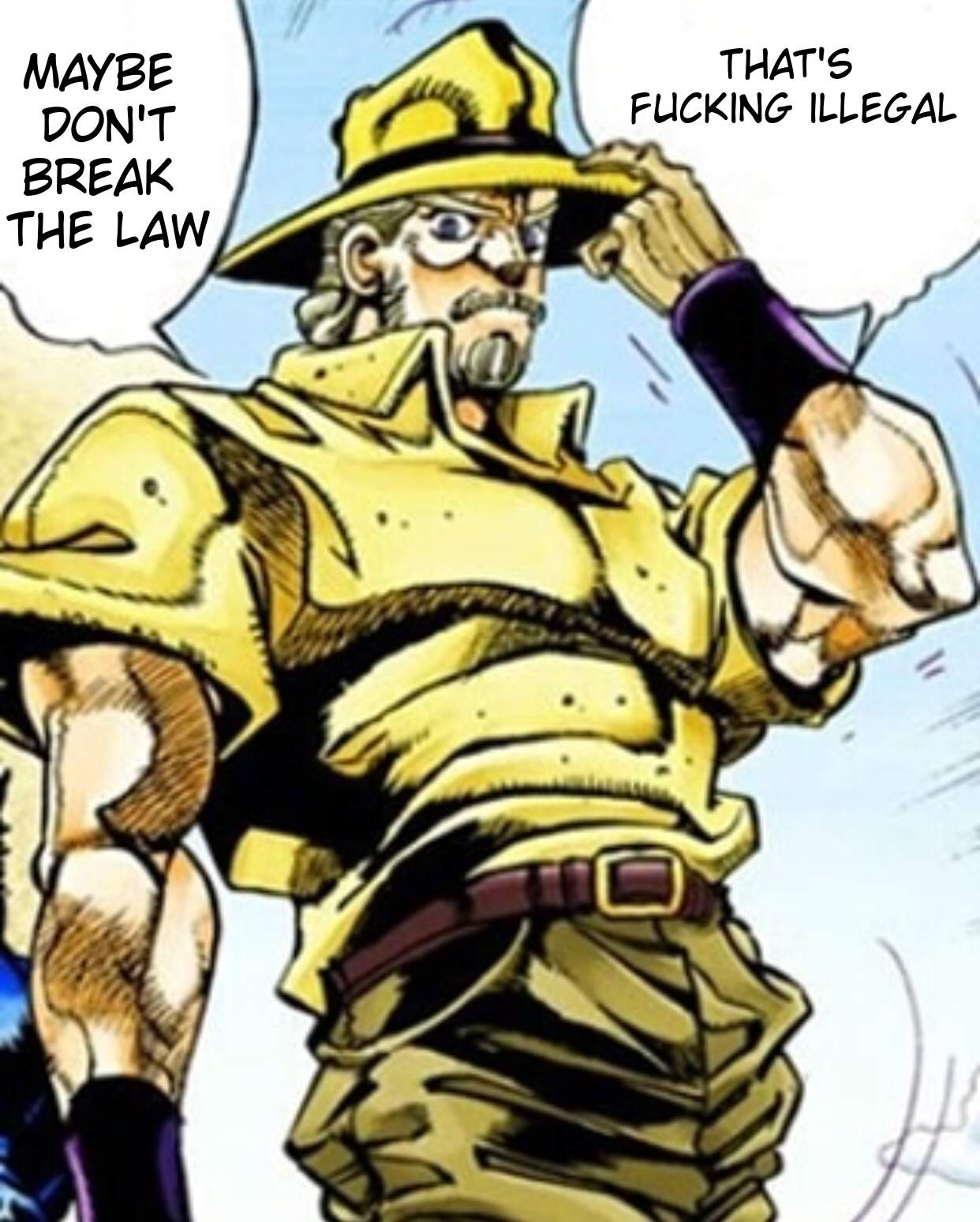 High Quality Joseph that's illegal Blank Meme Template