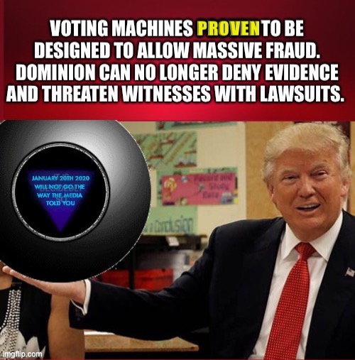 Magic 8 Ball | image tagged in election fraud | made w/ Imgflip meme maker